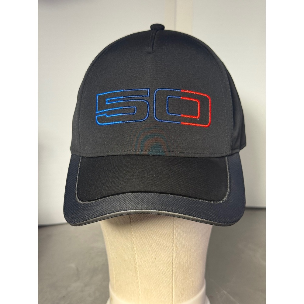 Puma BMW Motorsport Hat Mens OSFM Black Good 50 Jahre M Anniversary Cap